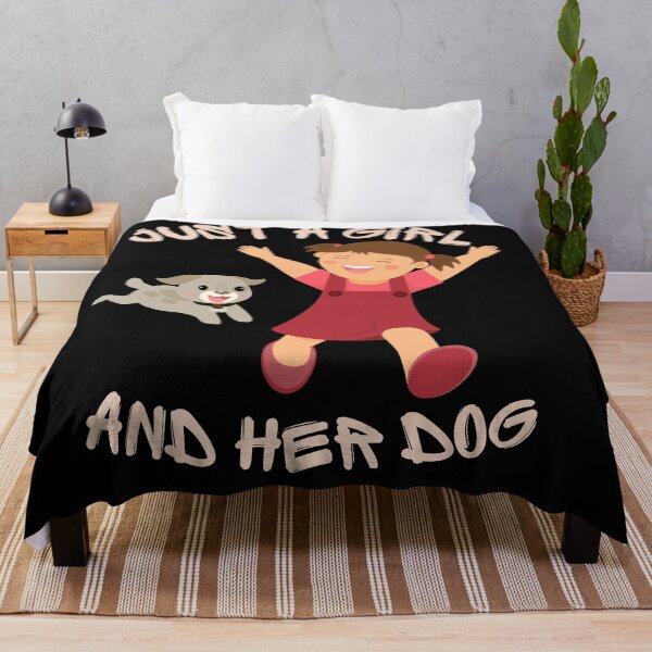 Item preview, Just A Girl And Her Dog designed and sold by SolSel ⭐⭐⭐⭐⭐.