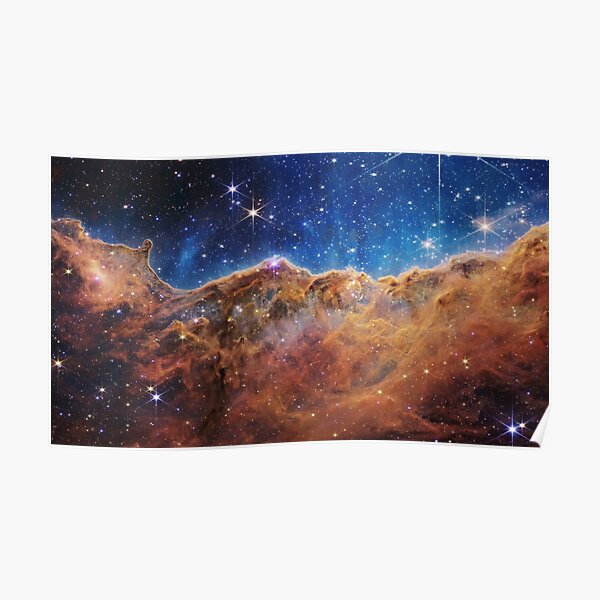 James Webb First Image Carina Nebula Poster