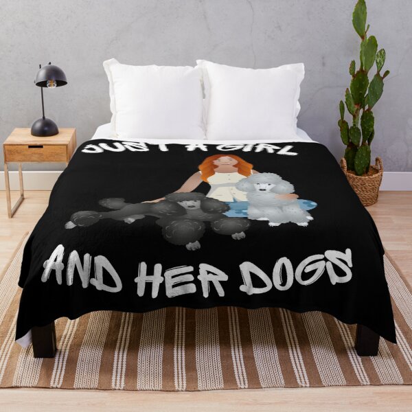 Item preview, Just A Girl And Her Dogs designed and sold by SolSel ⭐⭐⭐⭐⭐.