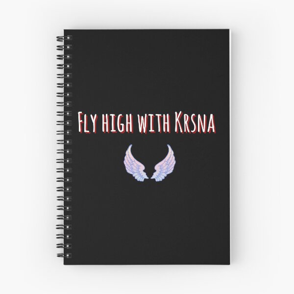 Item preview, Krishna Quote | Fly high with Krsna | VRINDAVAN  designed and sold by Krishnavi.