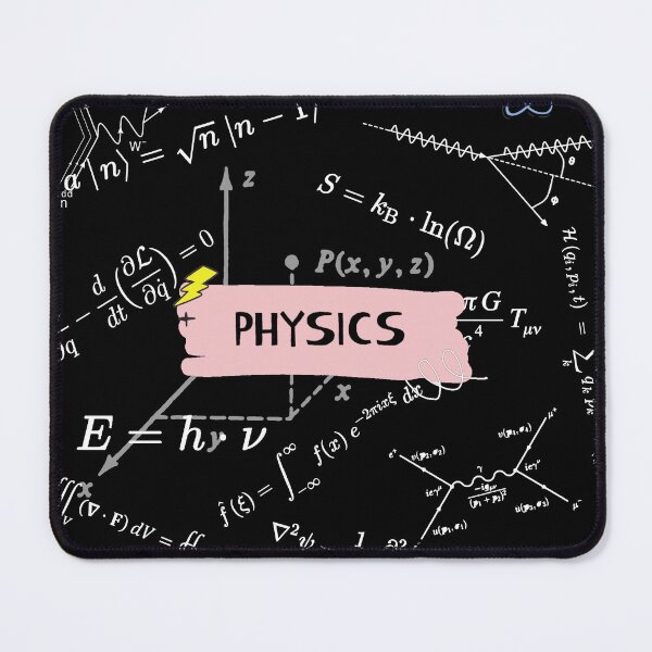 Item preview, Physics equations and diagrams dark version designed and sold by NoetherSym.