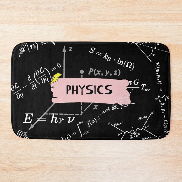 Item preview, Physics equations and diagrams dark version designed and sold by NoetherSym.