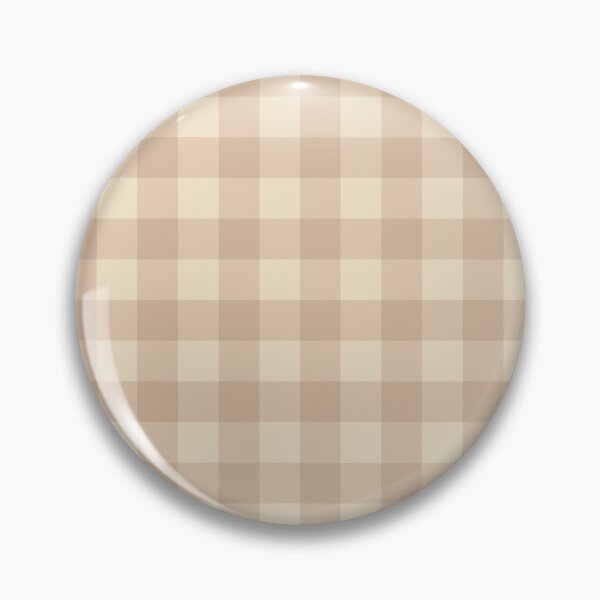 Item preview, Cottage Core Aesthetic Creamy Brown Gingham Pattern designed and sold by sielexispaints.