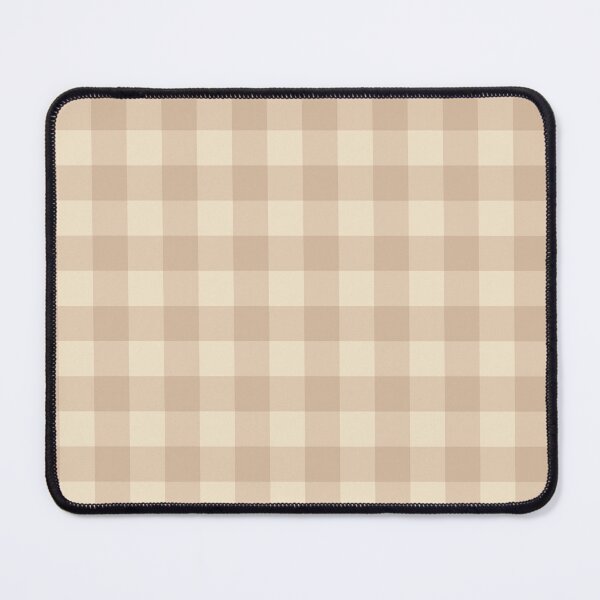 Item preview, Cottage Core Aesthetic Creamy Brown Gingham Pattern designed and sold by sielexispaints.