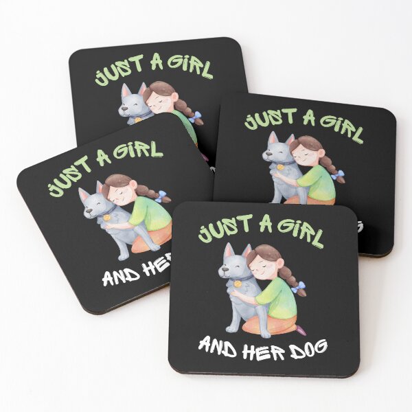 Item preview, Just A Girl And Her Dog designed and sold by SolSel ⭐⭐⭐⭐⭐.