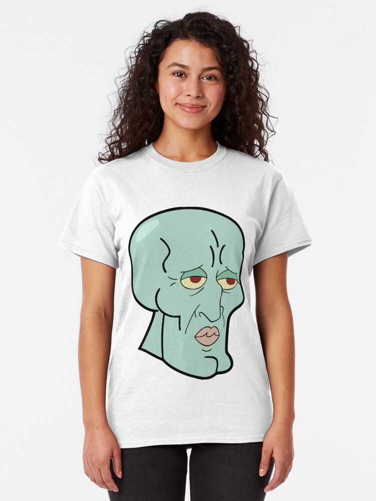 squidward art shirt