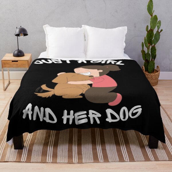 Item preview, Just A Girl And Her Dog designed and sold by SolSel ⭐⭐⭐⭐⭐.