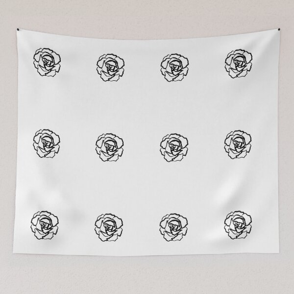 Item preview, Flower tracing in black ink. designed and sold by Demetria3.