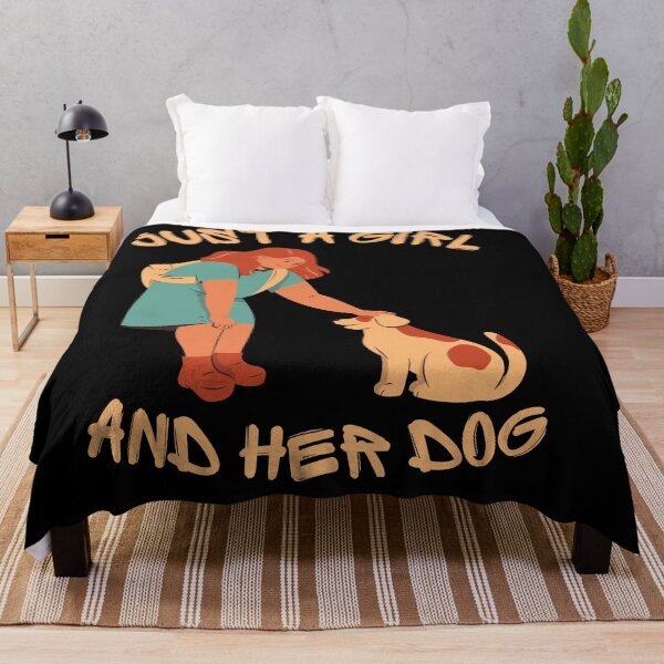 Item preview, Just A Girl And Her Dog designed and sold by SolSel ⭐⭐⭐⭐⭐.
