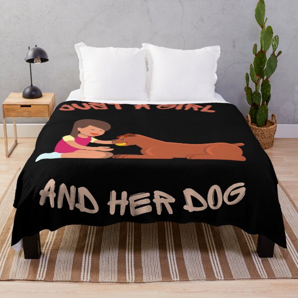 Item preview, Just A Girl And Her Dog designed and sold by SolSel ⭐⭐⭐⭐⭐.