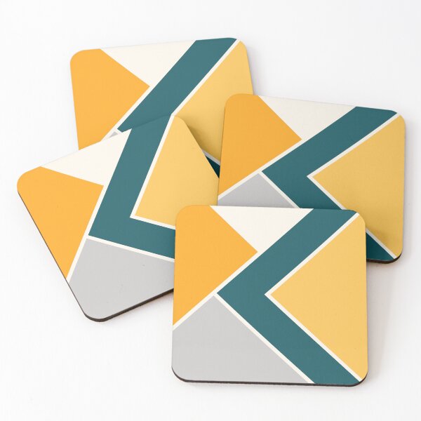 Item preview, Navy blue arrow with colorful triangles designed and sold by BattaAnastasia.