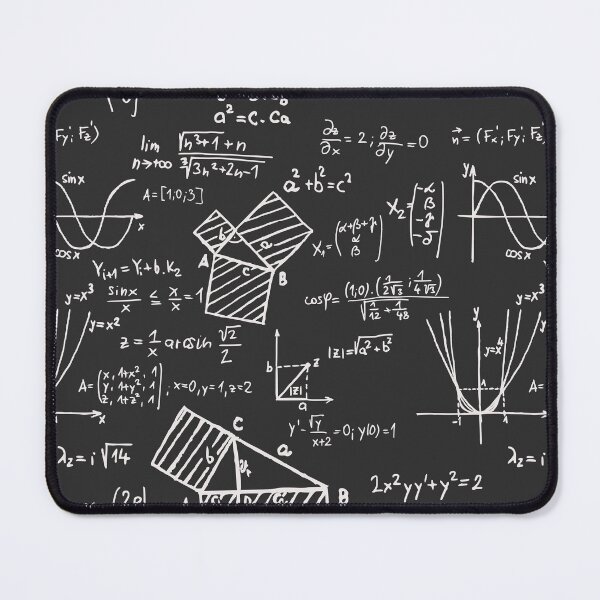 Item preview, Math Problems on Dark Graph Paper designed and sold by the-Nerdlings.