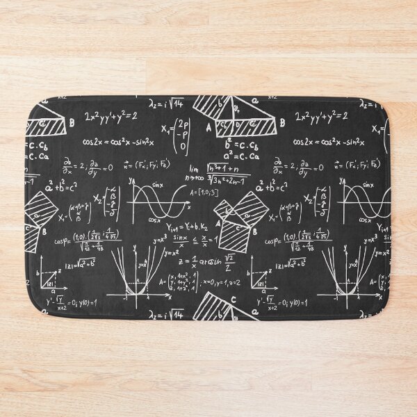 Item preview, Math Problems on Dark Graph Paper designed and sold by the-Nerdlings.