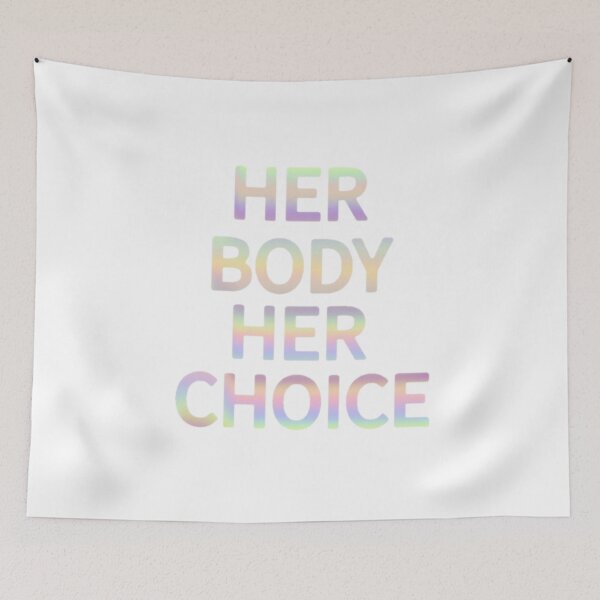 Item preview, Her body her choice  designed and sold by Artistkhg.