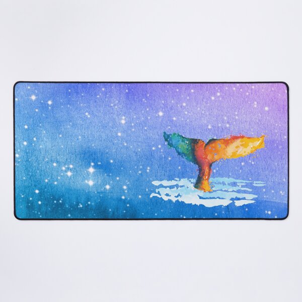 Aperçu de l'œuvre Baleine aquarelle créée et vendue par CreativeMagi.