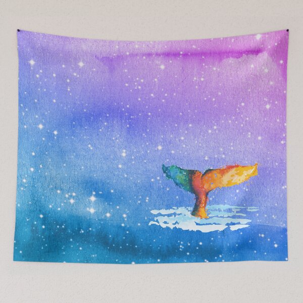 Item preview, Watercolor Whale  designed and sold by CreativeMagi.