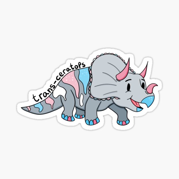 Trans-ceratops Sticker