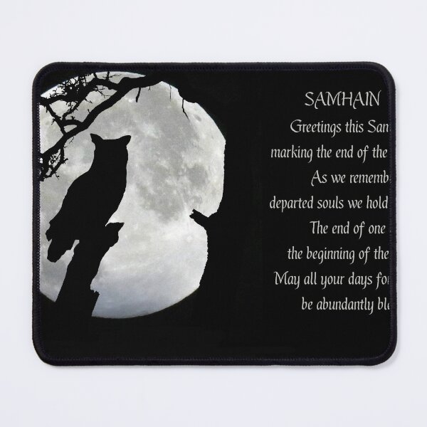 Item preview, Samhain Owl and Moon Blessings designed and sold by Stephanie Laird.