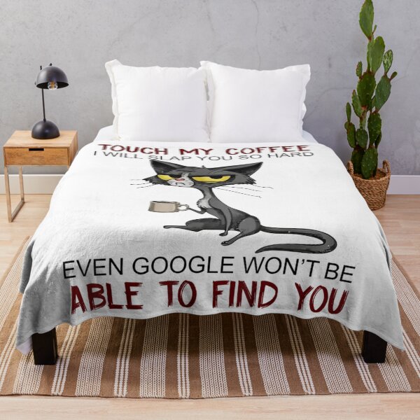 Item preview, Touch My Coffee I Will Slap You So Hard Funny Cat Lover Gift designed and sold by complexconventi.