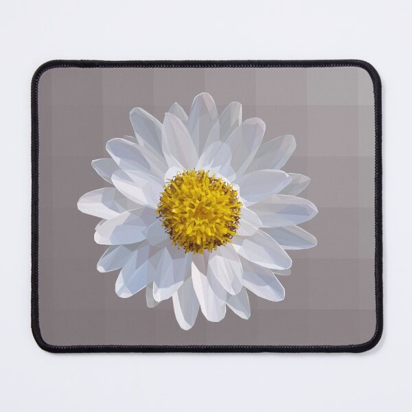 Item preview, Low Poly Bushy White Aster designed and sold by ErinFCampbell.