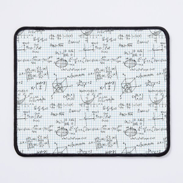 Item preview, B&W Math Problems on Graph Paper designed and sold by the-Nerdlings.