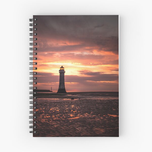 Item preview, New Brighton Lighthouse Fire Skies designed and sold by neonlightphoto.