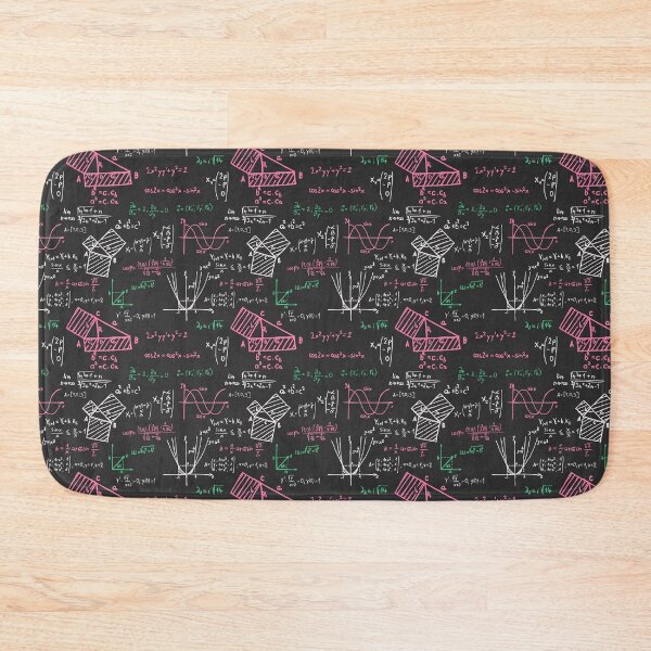 Item preview, Colorful Math Problems on Dark Graph Paper designed and sold by the-Nerdlings.