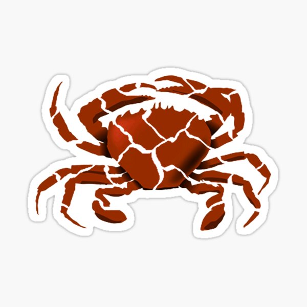 Cooler (King Crab Orange) Sticker for Sale by steveskaar