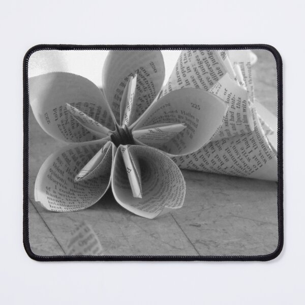 Item preview, Origami Paper Flowers Greyscale Photograph designed and sold by LauraLovesRobin.