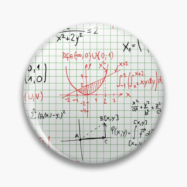 Item preview, Black & Red Math Problems on Graph Paper designed and sold by the-Nerdlings.