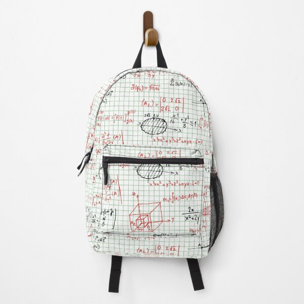 Item preview, Black & Red Math Problems on Graph Paper designed and sold by the-Nerdlings.