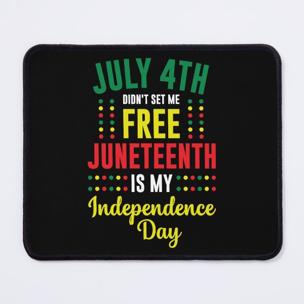 Item preview, July 4th Juneteenth 1865 Because My Ancestors Black Freedom designed and sold by haselshirt.