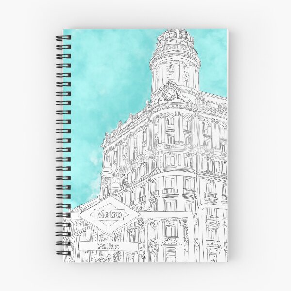 Item preview, Madrid, Gran Vía Callao Print designed and sold by watercolornikki.