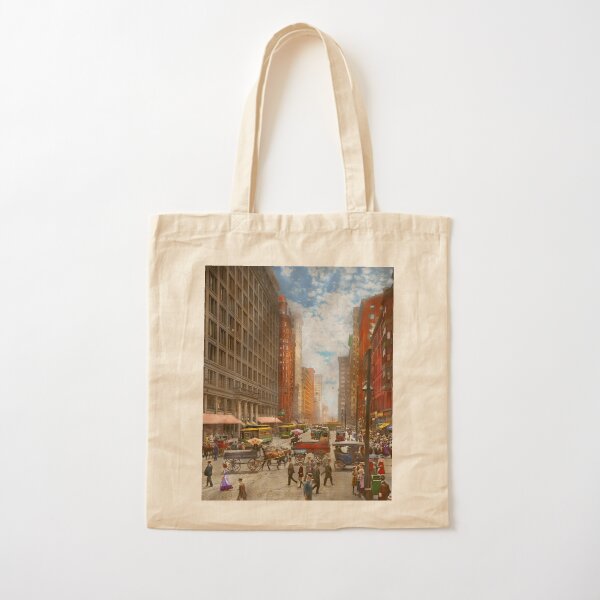 NEW YORK CITY Shopping Bag Big City Scene Reusable Tote - New York Marshalls