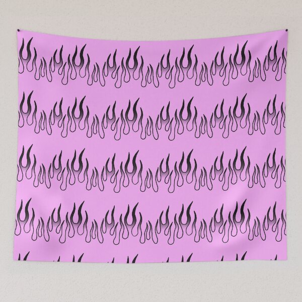 Item preview, flames on pink background designed and sold by spitbone.