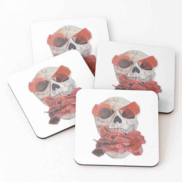 Item preview, Skull Eating Roses designed and sold by aprilwebbartist.