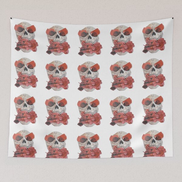 Item preview, Skull Eating Roses designed and sold by aprilwebbartist.