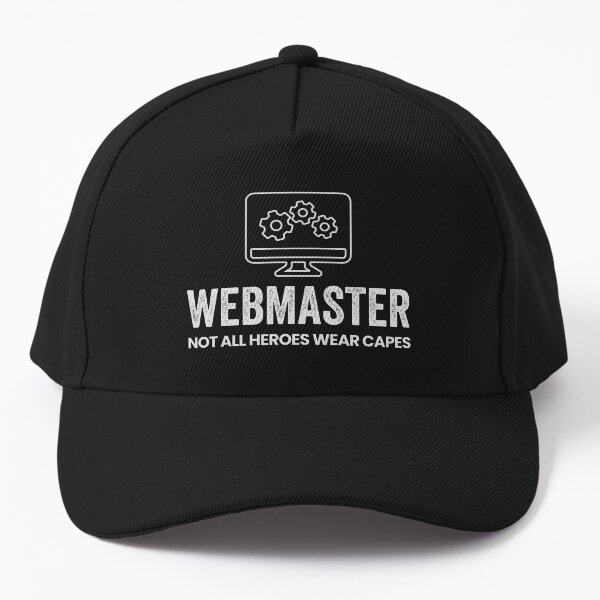 Item preview, Webmaster - Not All Heroes Wear Capes designed and sold by GeeksUnique.