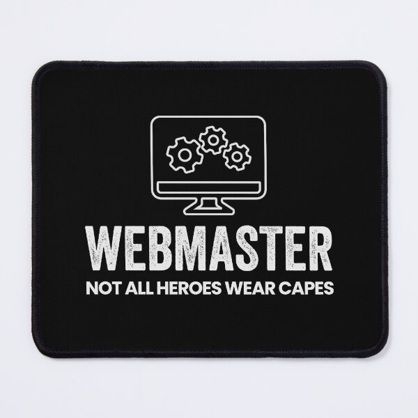 Artikelvorschau, Webmaster - Nicht alle Helden tragen Umhänge entworfen und verkauft von GeeksUnique.