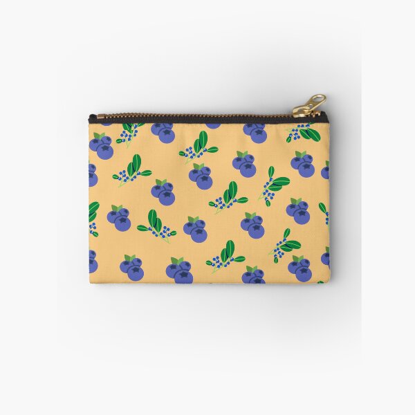 Item preview, Blueberry Pie and blueberry leaves, light brown designed and sold by Escapene.