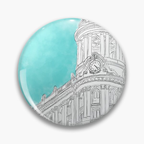Item preview, Madrid Gran Vía Callao Metro Art Print designed and sold by watercolornikki.