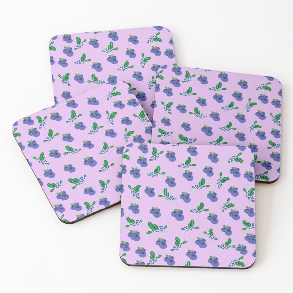 Item preview, Copy of Blueberry Pie and blueberry leaves, purple designed and sold by Escapene.