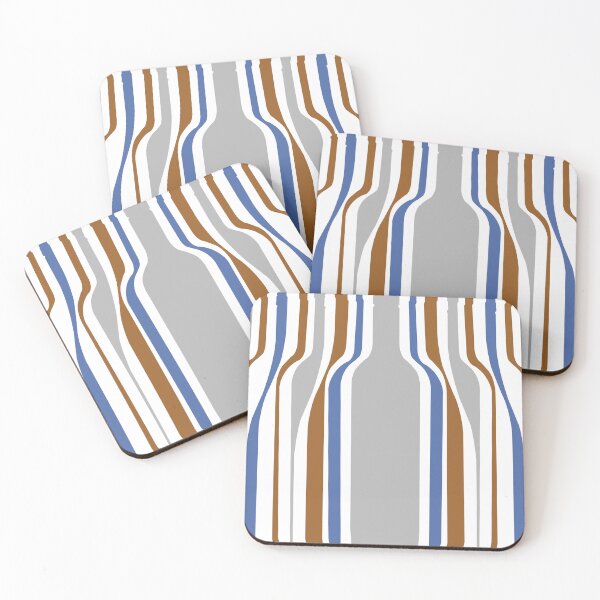 Item preview, Wine Bottles (Ocre and Blue) designed and sold by RicardoPeragua.