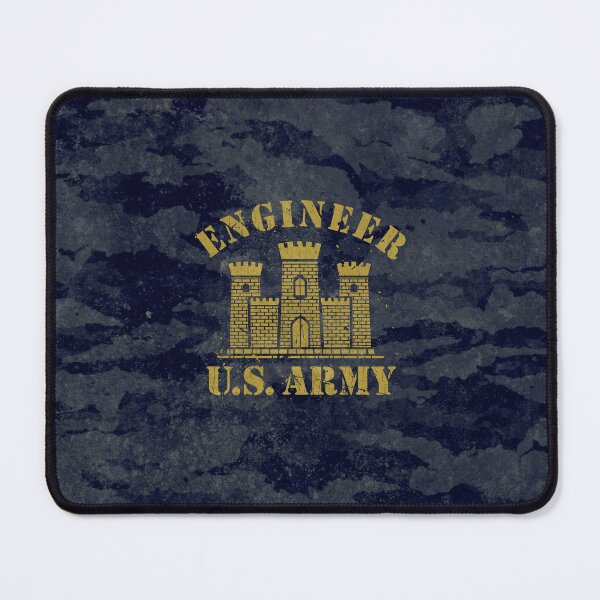 Item preview, Army Engineer Vintage Gold Emblem designed and sold by Royal-Elite.