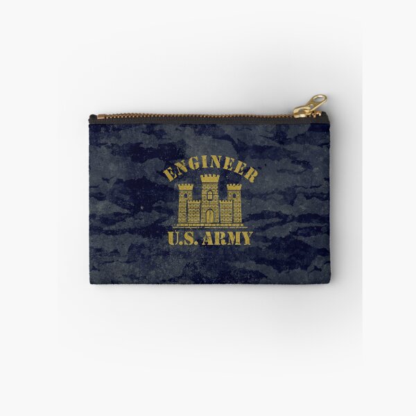 Item preview, Army Engineer Vintage Gold Emblem designed and sold by Royal-Elite.