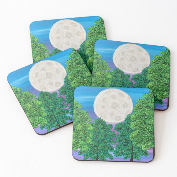 Item preview, Moon With Trees designed and sold by LuvbuzzArt.