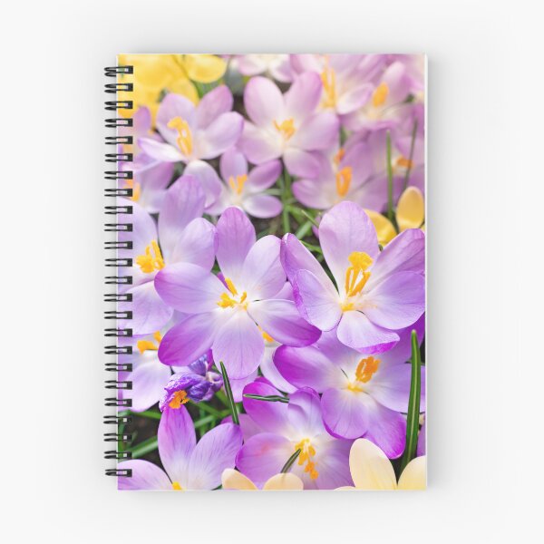 Item preview, An array of garden crocuses purple and yellow designed and sold by CyaniRose.