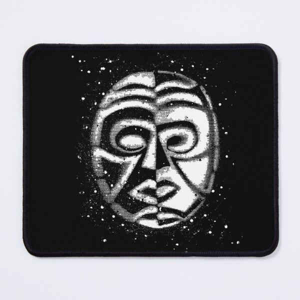 Item preview, Grunge yin yang face in white designed and sold by Anomalypark.