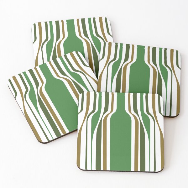 Item preview, Wine Bottles (Ocre and green) designed and sold by RicardoPeragua.
