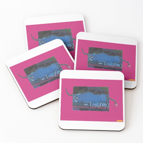 Item preview, Blue Bull Star Eye Pink. designed and sold by sunandlion17.